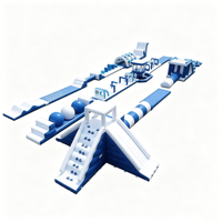 Parc aquatique gonflable flottant pour les rassemblements familiaux