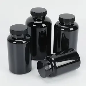 100ml/150ml/200ml Big Cover Pill Medicine Container Empty Child proof  Bottles