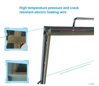 Vente chaude 220V 110V Boîte En Plastique Sac Scellant Cutter Opération Manuelle POF PP PVC Film Rétractable D'étanchéité Machine D'emballage