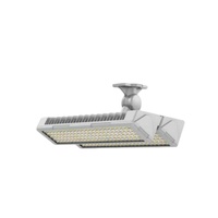 Lampadaire LED multi-modules empilable argenté, haute luminosité réglable, indice de protection IP66, compatible SmartThings, garantie 5 ans