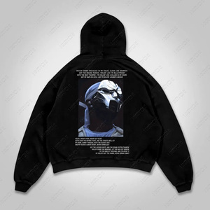 Sweat-shirts et sweats à capuche unisexes personnalisés OEM&ODM, coupe classique, col rond, effet vieilli, délavés à l'acide, tricotés 100% coton, pour l'été, qualité supérieure - Product Image 2