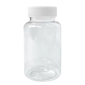 Factory Direct Sale Round PET Bottle With Clear <b>Plastic</b> Bottle With Screw Caps For Medical Packaging - Product Image 4