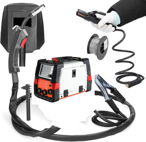 LETSWELD Nouveau <span class=keywords><strong>Soudeur</strong></span> MIG à Inverter à Affichage LED Sans Gaz à Trois Usages 6KG Machine à Souder à l'Arc 2.4KVA Garantie 1 An - Product Image 1