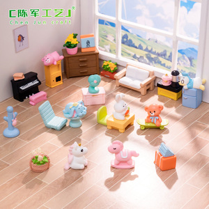 Casa delle bambole Weij Landscape, Mobili per coniglietti, Modellini, Accessori fai da te, Mini arredi per la casa, Miniature - Product Image 1