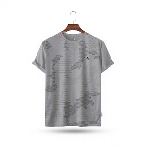 เสื้อยืดผู้ชายลำลอง ผ้าฝ้าย 100% ระบายอากาศได้ดี เป็นมิตรกับสิ่งแวดล้อม ทรงปกติ น้ำหนัก 200 กรัม แขนสั้น พิมพ์ลายดิจิทัล - Product Image 5