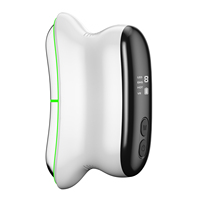 Outil de massage facial Gua Sha BN-M13 EMS avec chaleur, lumière LED, vibration, rechargeable par USB, portable, massage électrique pour la récupération musculaire