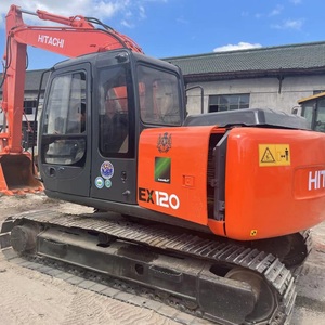 Excavatrice d'occasion d'origine de haute qualité certifiée CE, Hitachi Ex120 de 11,8 tonnes, en bon état, avec peu d'heures de fonctionnement, disponible dès maintenant - Product Image 2
