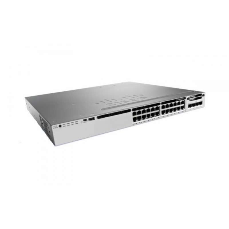 Used WS-C3850-24P-L/S/E Catalyst C3850-24P Switch Layer 2- Access Layer - 24 * 10/100/1000 Ethernet POE+ ports - LAN Base - mana