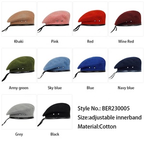 Nouveau Style personnalisé à la mode français béret <span class=keywords><strong>chapeau</strong></span> <span class=keywords><strong>pas</strong></span> <span class=keywords><strong>cher</strong></span> <span class=keywords><strong>cérémonie</strong></span> béret casquettes extérieur taille réglable bérets - Product Image 5