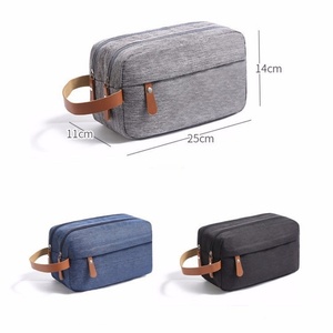 Customizable Bulk Makeup Cosmetic Travel Pouch with Zipper Factory Free Design Shaving Dopp Kit for <b>Toiletry</b> <b>Bag</b> for <b>Women</b> and M - Product Image 6