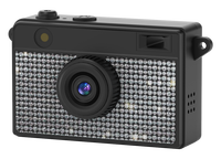 Mini Cámara DC35S 1080P CMOS con Lente 5P, Cubierta Frontal Magnética Intercambiable, Tarjeta Micro SD, Cámara de Video Portátil para Regalo de Navidad