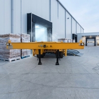 JINFENG Hebei Vente directe usine Semi-remorque châssis acier 2/3 essieux robuste avec train de roulement mécanique/pneumatique