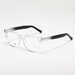 Transparent Full Rim Rectangle <b>Eyeglasses</b> NN-106 Anti Blue Light Lightweight Resin Lens Unisex Adult Vision Correction <b>Frames</b> - Product Image 5