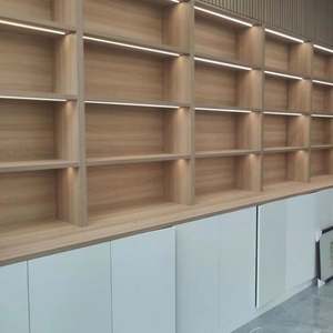 Meubles commerciaux de style moderne - Étagère de supermarché pour la vente en gros au détail, étagère en panneaux de bois pour centre commercial, hôtel, bar à domicile - Product Image 1