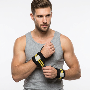 Hot Selling Saar Industries Professional Gym Weightlifting Breathable Wrist Wraps Premium Quality for Closure Fitness Safety - Product Image 1