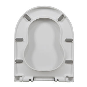 Asiento de Inodoro Alargado con Frente Cerrado Dayao <span class=keywords><strong>UF</strong></span> de Diseño Moderno, Función de Cierre Suave/Desmontaje Rápido, Garantía de 2 Años, 455x360mm, para el Hogar - Product Image 2