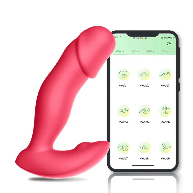 Neue APP tragbare Sexspielzeug Frauen g Punkt drahtlose tragbare Vibrator Knicken Vibration Dildo Vibrator Sexspielzeug für Frauen