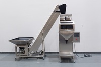 Machine de remplissage semi-automatique de granulés 2 kg, machine de pesage et d'emballage de grains de café, machines de remplissage et de scellage de sacs pour céréales agricoles