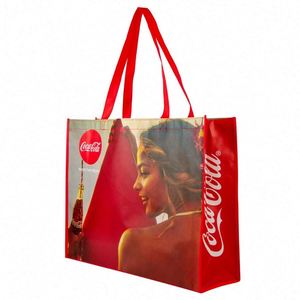 Sacs promotionnels personnalisés réutilisables en non-tissé laminé PP - Product Image 1