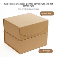 Boîte cadeau pliable pour le commerce extérieur avec couvercle à charnière, personnalisée, universelle pour vêtements, boîte cadeau magnétique pour Noël et les fêtes