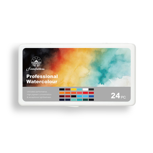 Palette de <span class=keywords><strong>peinture</strong></span> <span class=keywords><strong>aquarelle</strong></span> professionnelle Fontainebleau 24 couleurs, kit d'artiste à haute pigmentation, idéal pour la <span class=keywords><strong>peinture</strong></span> acrylique et les adultes - Product Image 2