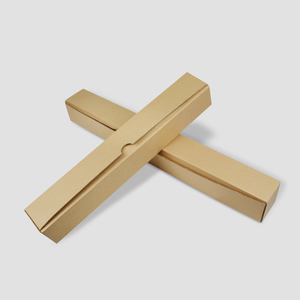 Lower factory price custom printed long rectangular kraft packaging corrugated mailer paper boxes with your own logo