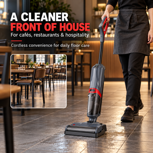 Aspirateur balai rechargeable pour sols humides et secs 15kPa 200W, pour carrelage, parquet et moquette, avec stérilisation électrolytique et séchage – Fournisseur OEM - Product Image 2