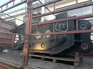 Casse-roche hydraulique robuste 1200 kg, déchiqueteur vibrant pour excavatrices de 85 à 120 tonnes, construction, démolition, carrière, exploitation minière - Product Image 6