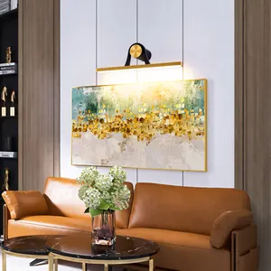 Mantolite altın resim ışık duvar resmi ışık led duvar lamba pirinç duvar lambaları kapalı yatak odası oturma odası için