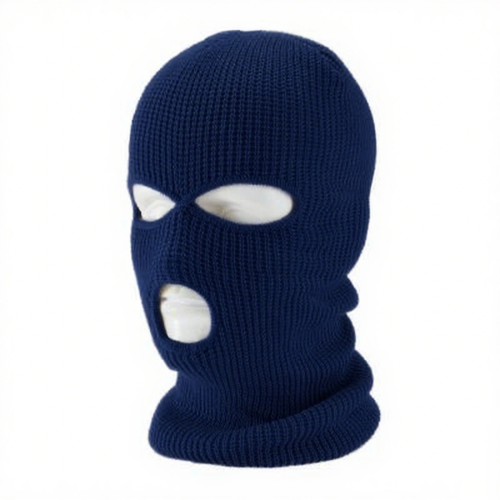 Three-hole navy blue
