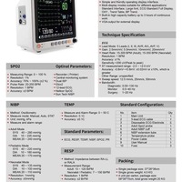 Monitor Veterinario Multiparamétrico con Pantalla Táctil de 12 Pulgadas