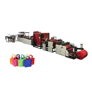 Full automatic non woven cloth bag making machine prices