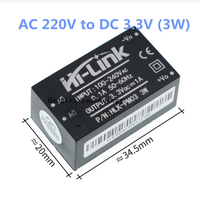 HLK-PM03 HLK-PM01 HLK-PM12 AC-DC 220V à Module de commutateur d'isolement de puissance Intelligent HLK-5M05 HLK-5M03 HLK-5M12