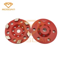 Disque de meule diamant de 6 pouces avec 6 segments en losange pour meuleuse d'angle