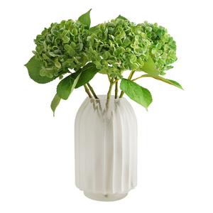 Flores artificiales sala de estar mesa de <span class=keywords><strong>comedor</strong></span> 3D impreso 3 hojas Hortensia bola boda diseño <span class=keywords><strong>camino</strong></span> diseño decoración del hogar - Product Image 2