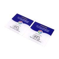 Bedruckte RFID-Acrylkarten 213 Chip NFC-Karten Acryl-RFID-Google-Bewertungskarten