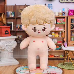 Poupée en coton corps nu en gros, sans <span class=keywords><strong>squelette</strong></span>, sans caractéristiques spécifiques, poupée célébrité moelleuse, jouet en peluche humanoïde mignon - Product Image 3