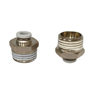 Componentes de Cilindros Neumáticos, Manguera de Aire Comprimido, Conectores Rápidos para Tuberías, 1/8, 1/4, 3/8, 1/2 - Product Image 3