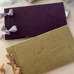 Tarjetas de Invitación de Terciopelo, Tarjetas de Felicitación, Tarjetas de Visita, con Relieve y Dorado, Diseño de Lujo, Tarjetas de Invitación de Boda Únicas - Product Image 6
