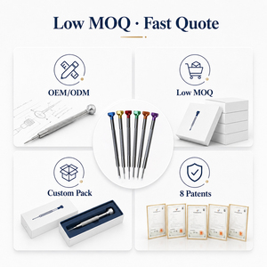 <span class=keywords><strong>Cacciavite</strong></span> di precisione professionale in acciaio al cromo vanadio ad alta durezza <span class=keywords><strong>per</strong></span> la riparazione di <span class=keywords><strong>orologi</strong></span> e occhiali, 92 mm, 11,2 g - Product Image 6
