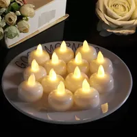 2022 portacandele galleggianti per matrimoni candele a batteria RGB LED candele galleggianti a bagliore impermeabili senza fiamma