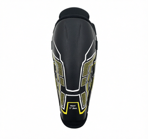 Protège-tibias de hockey sur glace professionnels Kwiclo avec protection renforcée des genoux, conçus pour une protection optimale dans les sports de terrain - Product Image 1