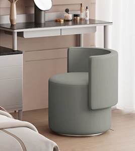 Creamy style dressing chair for master bedroom - luxurious and high-end makeup chair with a spacious appearance, stylish and ro - Product Image 5
