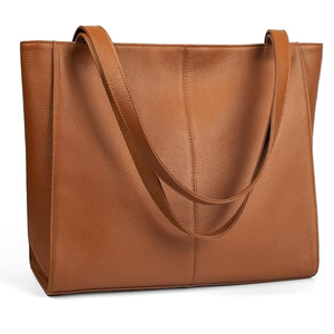 Sac fourre-tout minimaliste en cuir PU pour femme, couleur unie, ouverture supérieure, sac à main décontracté pour tous les jours - Product Image 6