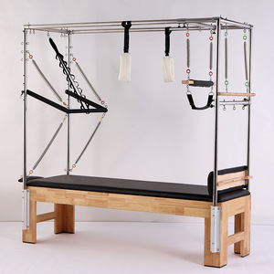 Appareil de Pilates Cadillac en chêne avec <span class=keywords><strong>trapeze</strong></span> complet pour entraînement au lit, écologique, durable, Reformer de santé, équipement de gym - Product Image 2