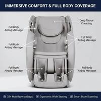 Kursi Pijat iRest Zero Gravity Full Body Massage Chair SL Track AI Smart 3D Shiatsu Recliner dengan Pemanas dan Roller Kaki untuk Pereda Nyeri Punggung di Rumah
