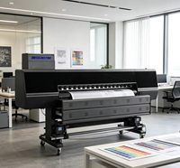 Imprimante jet d'encre numérique grand format haute vitesse 1,8 m à 4 têtes I3200 à solvant écologique
