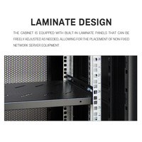 Armoire réseau DTVS 42U 19'' D1-6842 noire 600*800*2050mm, rack de serveur Internet et télécommunications, protection IP20, stock SPCC