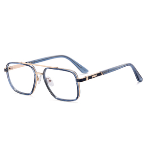 MS 97733 TR90 + kim loại nam ánh sáng màu xanh KhốI Kính UV400 ống kính quang học in mô hình chống ánh sáng màu xanh chặn tính năng - Product Image 2