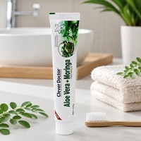 Dentifrice à l'Aloe Vera et au Moringa, rafraîchissant l'haleine, blanchissant les dents, éliminant les taches et les traces de fumée, soin buccal probiotique